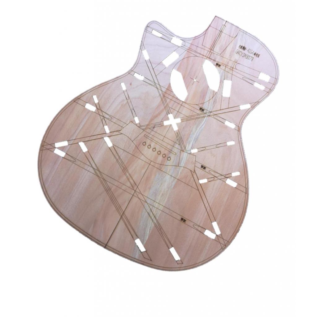 41inch Gỗ GA Góc Cơ Thể Tiêu Bản Acoustic Làm Khuôn Luthier Dụng Cụ