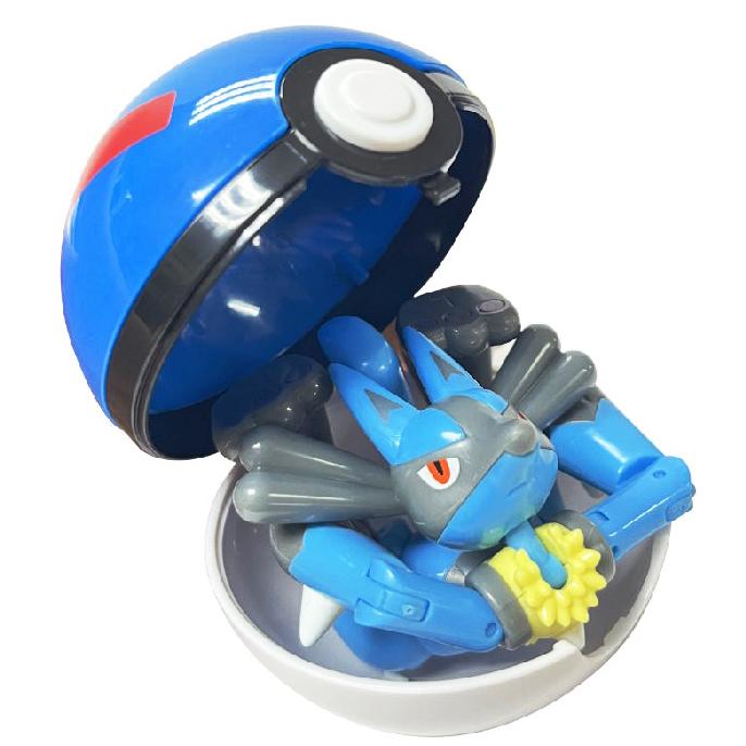 Đồ Chơi Bóng Pokemon Biến Hình - Lucario - Pokemon Toys ZC8919E
