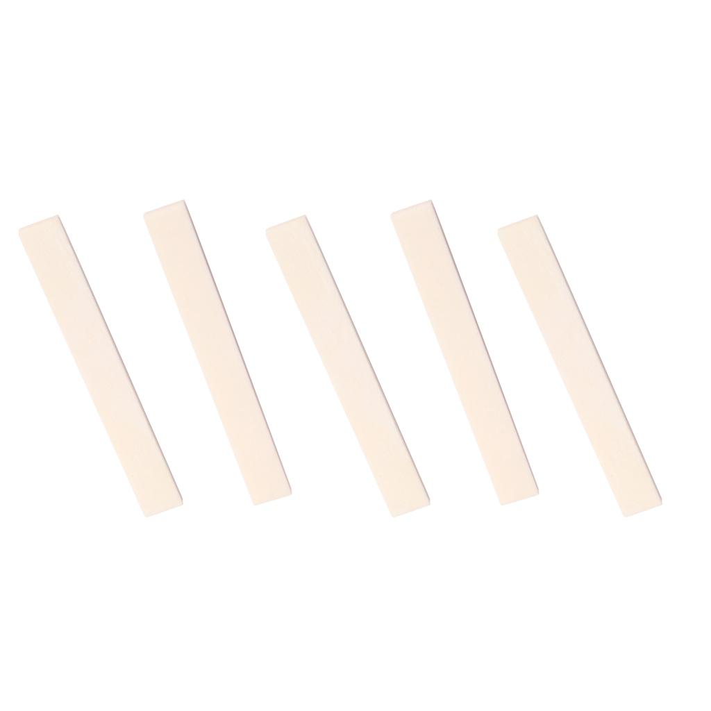 Sunnimix 5 Miếng Vintage Xương Trâu Cầu Yên Xe Trống Cho Đàn Acoustic Dân Gian Đàn Guitar