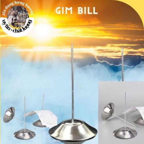 cây ghim hóa đơn, gim bill, gim giấy