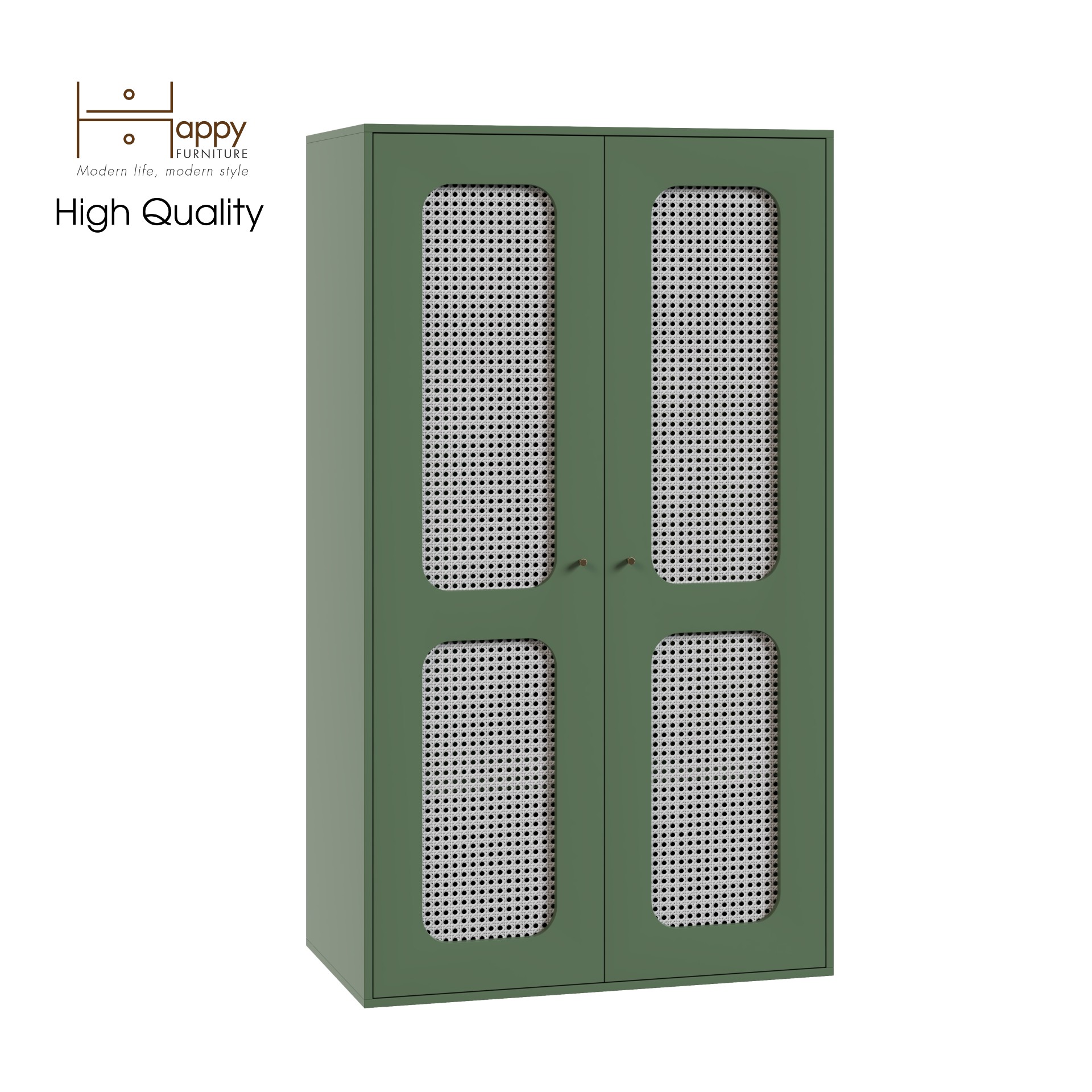 [Happy Home Furniture] MEYDAN, Tủ quần áo cửa mở , 100cm x 58cm x 176cm ( DxRxC), TCM_050