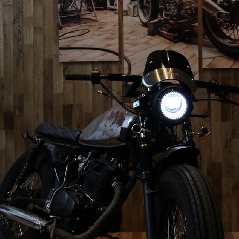Đèn Pha Led B' Cho Xe Mô Tô Cg125 Cafe Racer