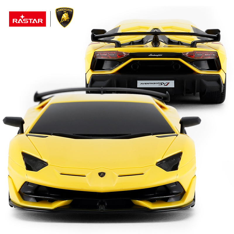 Đồ chơi điều khiển RASTAR Xe điều khiển 1:24 Lamborghini Aventador SVJ_màu Vàng R96100/YEL