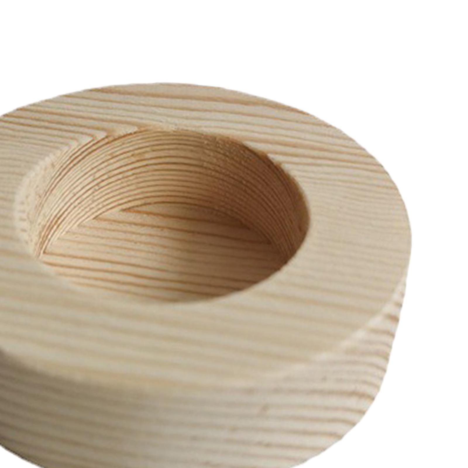 2x Essential Oil Display Storage Organizer Bottles Holder 50ml Single Slot Hole Diameter 1.5inch Hard Pine Wood Rack Presentation Shelf