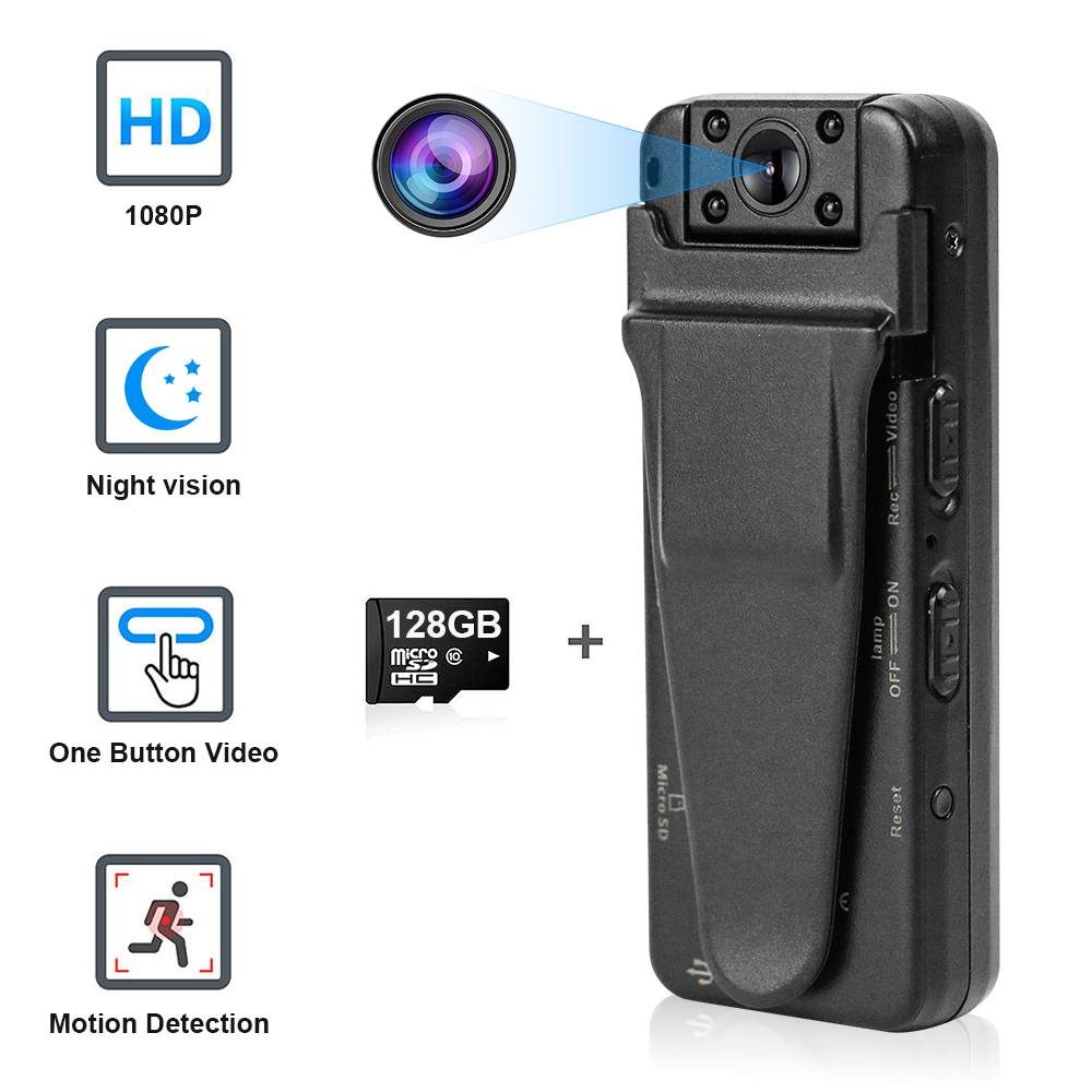 1 PCHD Mini WiFi Micro Camera Không Dây Đầu Ghi Hình Ip Tầm Nhìn Ban Đêm Phát Hiện Chuyển Động Máy Quay Hỗ Trợ Ẩn Thẻ TF 1080P