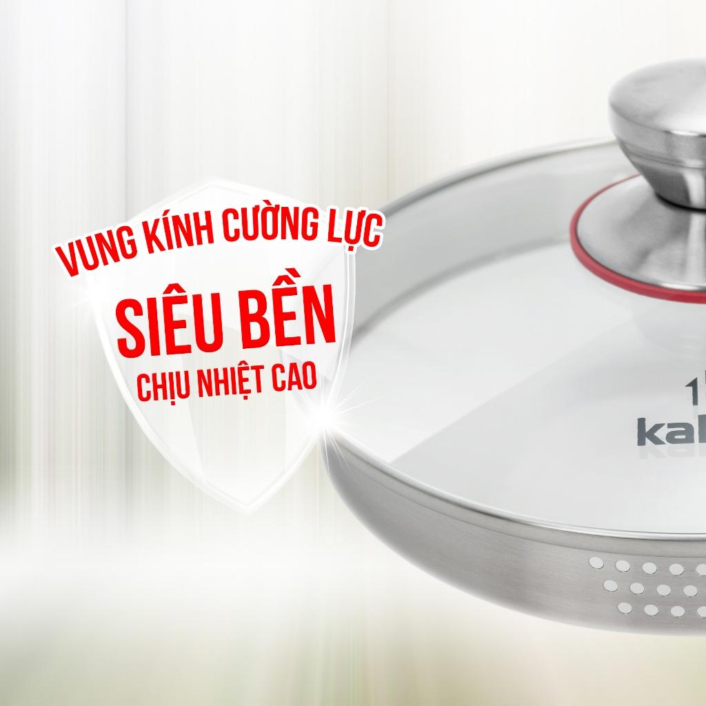 Vung Kính Cường Lực Kalpen Lager Thiết Kế Lỗ Lọc Thông Minh Tiện Dụng