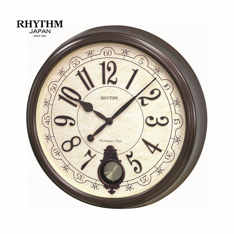 Đồng hồ Rhythm CMJ504NR06 Kt 53.4 x 8.2cm, 3.33kg Vỏ nhựa, dùng PIN