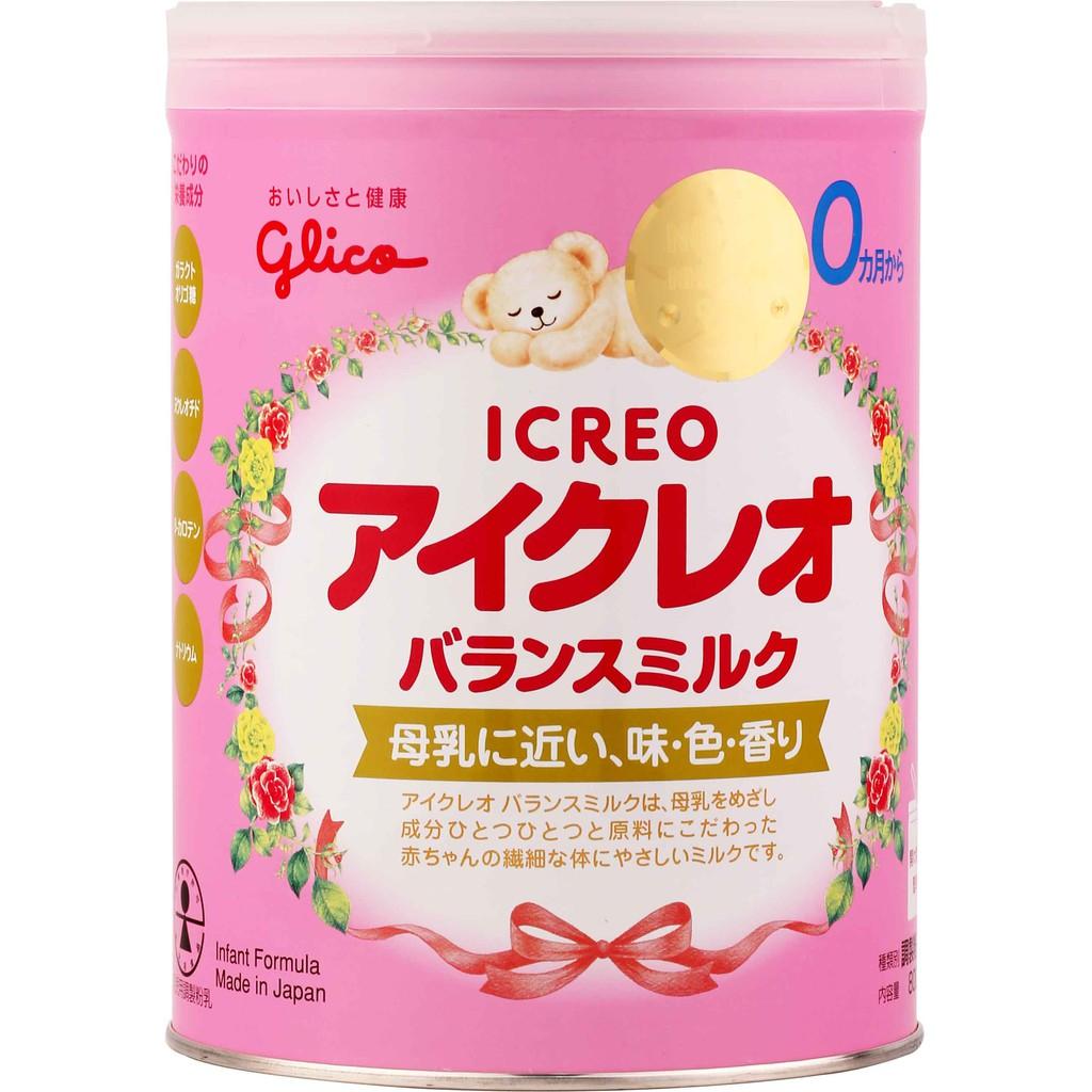 Sữa Glico Icreo Balance Milk (Icreo Số 0) - Hộp 800g