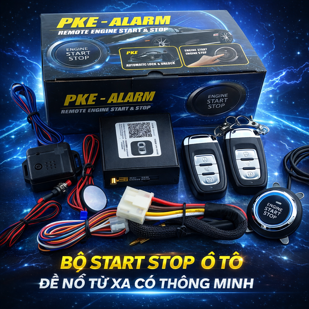 Bộ Đề Nổ Ô Tô Từ Xa Start Stop – Kết Nối App Điện Thoại, Phiên Bản Vỏ Nhôm Cao Cấp Loại Xịn, đồng hồ treo tường