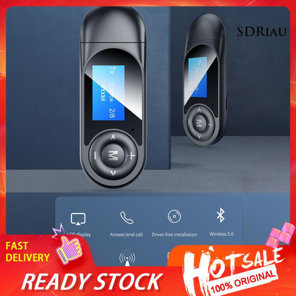 Usb Thu Phát Bluetooth 5.0 Qcdz T13 Đầu Cắm 3.5mm Cho Xe Hơi