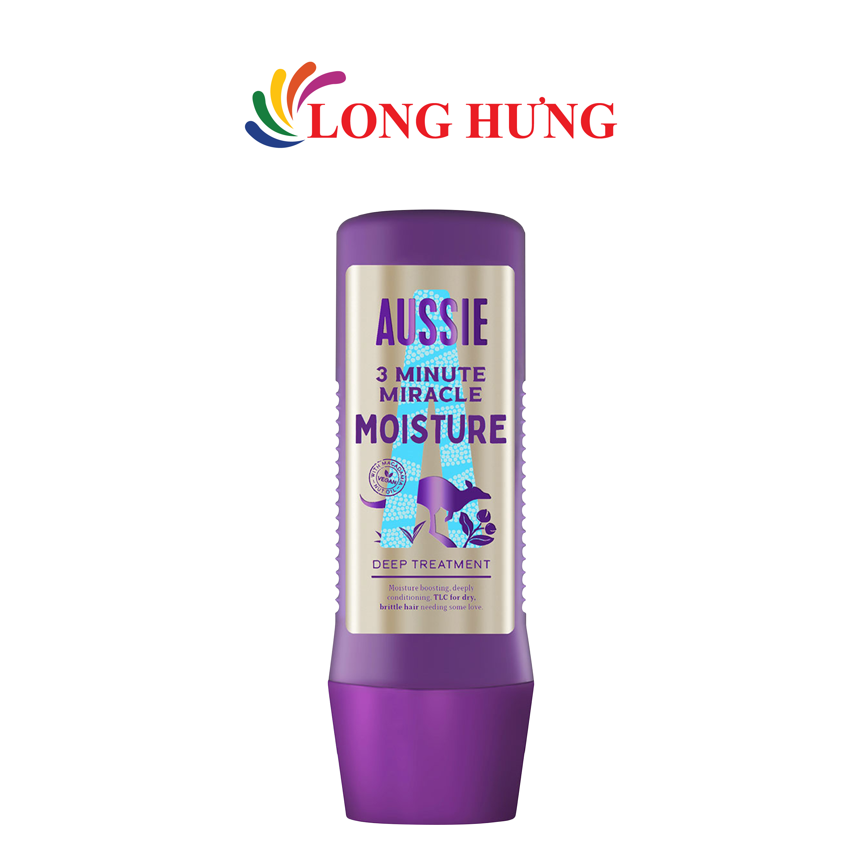 Dầu xả dưỡng ẩm Aussie 3 Minute Miracle Moisture Deep Treatment (225ml) - Hàng chính hãng