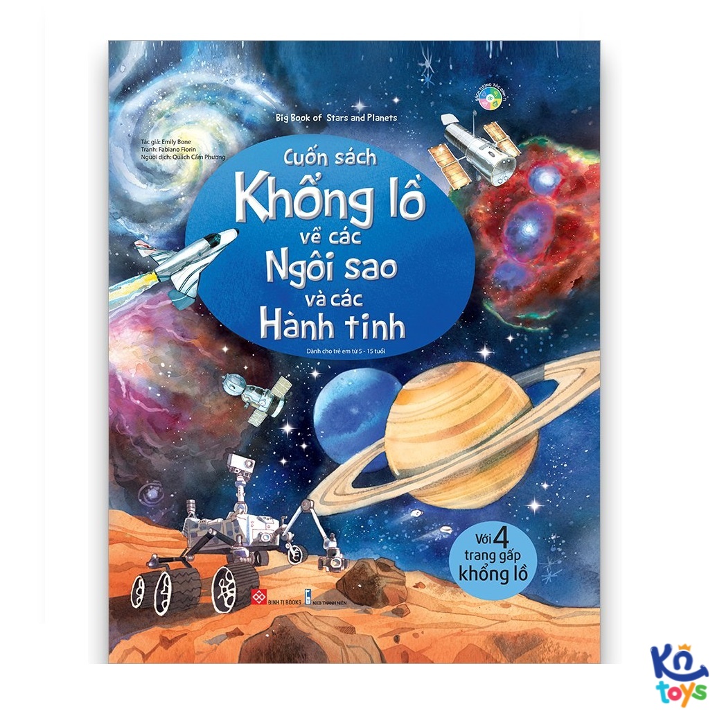 Hình ảnh Sách Tương Tác - Big Book - Cuốn Sách Khổng Lồ Về Các Ngôi Sao Và Các Hành Tinh – Đinh Tị