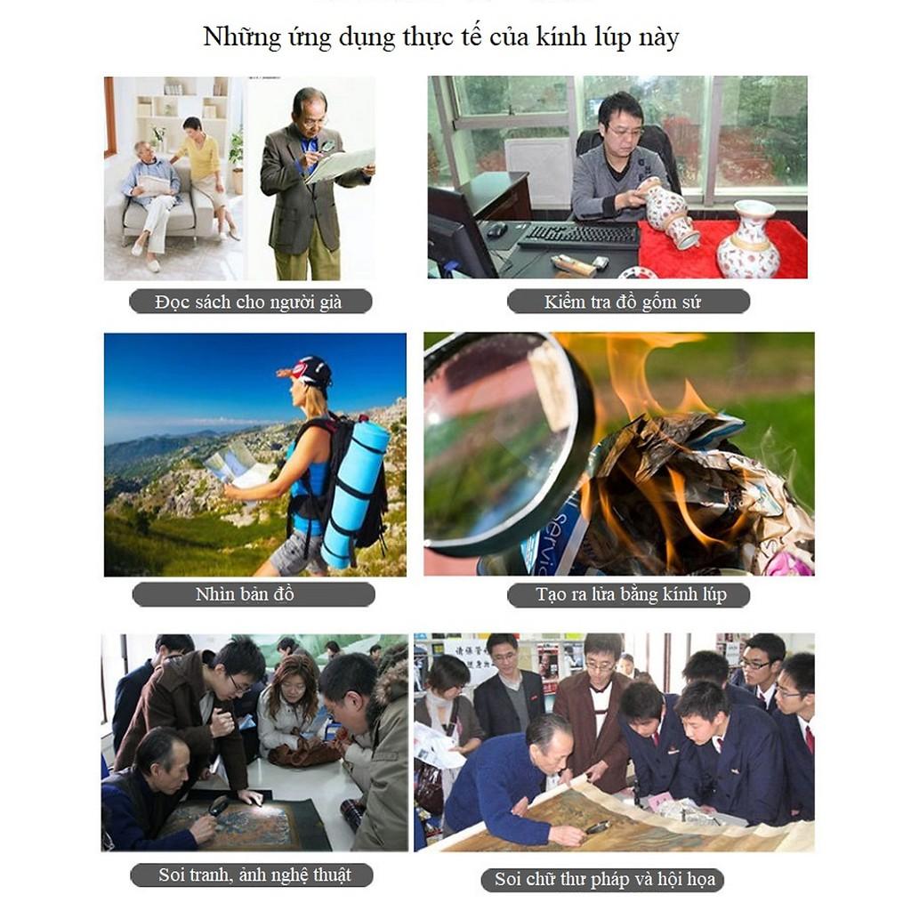 Kính lúp để bàn siêu mini màu ngẫu nhiên