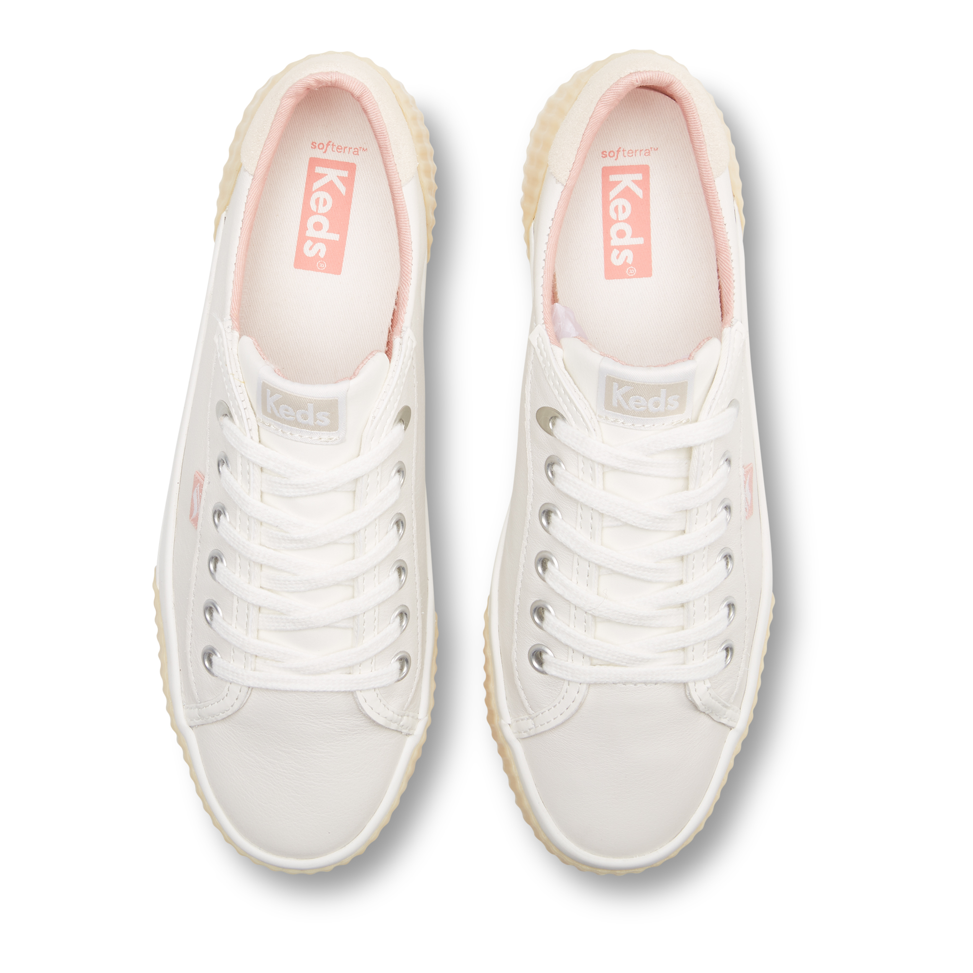 Giày Thể Thao Keds Nữ- Demi TRX Leather Cream- KD066685