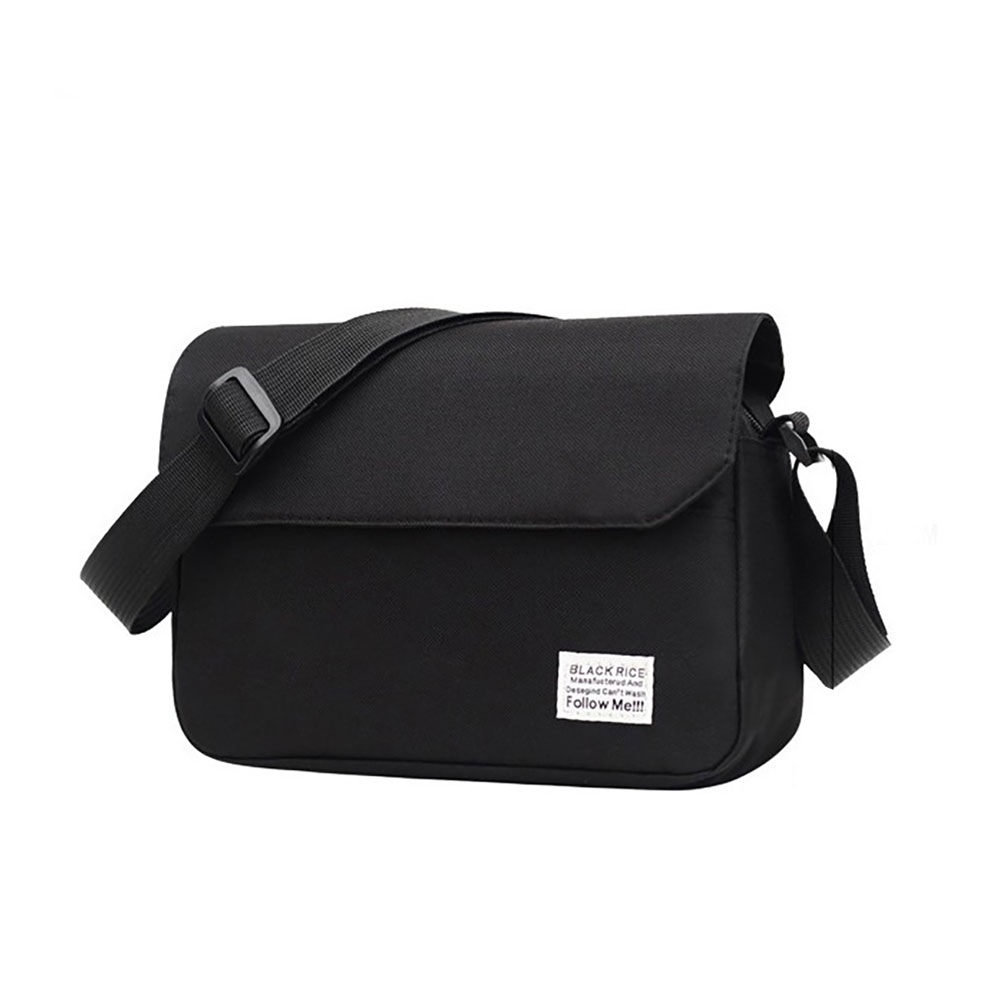 Túi đeo chéo Black Rice vải canvas bền bỉ phong cách thòi trang unisex nam nữ Hàn