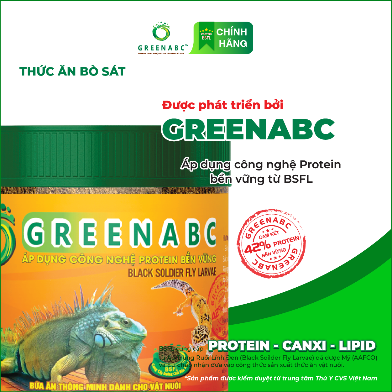 BÒ SÁT IGUANA RỒNG ÚC - Thức ăn bò sát bổ sung dinh dưỡng cho RỒNG NAM MỸ, RỒNG ÚC cho TĂNG SIZE, TĂNG MÀU, ĂN NGON, CANXI 1.33% giúp GAI TRÒN BUNG ĐỀU, GÙ CAO, TRÁNH BỊ MBD, TEO ĐUÔI