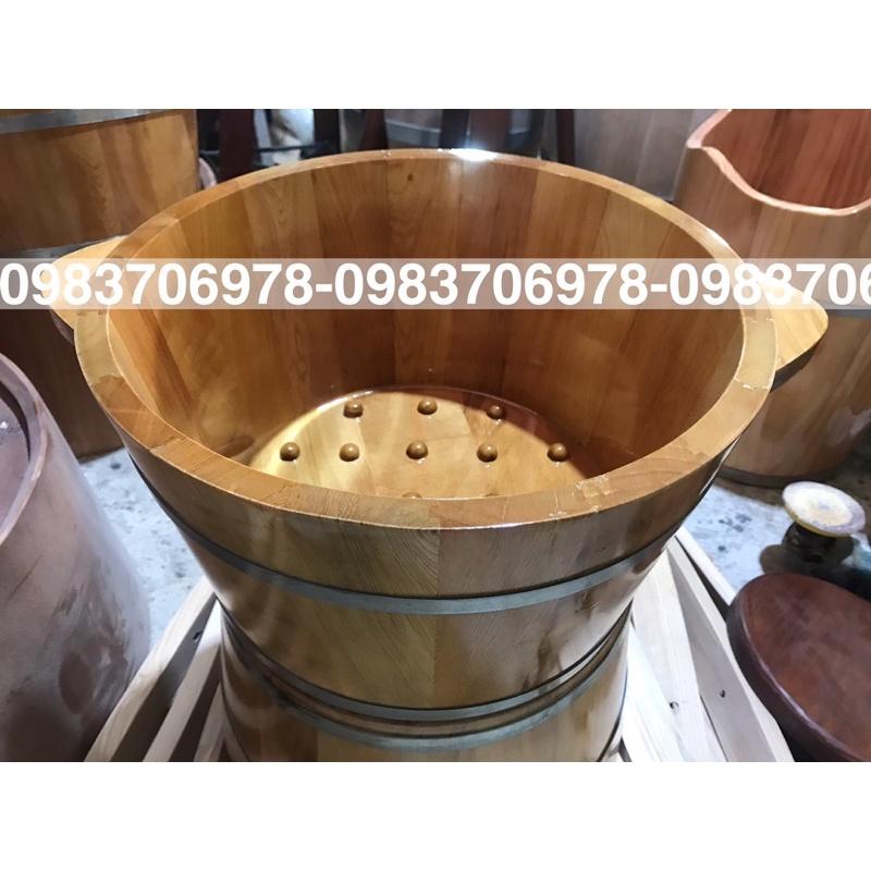 Chậu gỗ ngâm chân chậu đẹp loại 1