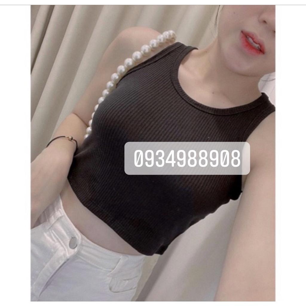 Áo ba lỗ from croptop , áo thun nữ sexy chất vải thun gân cao cấp thời trang H.n.m store