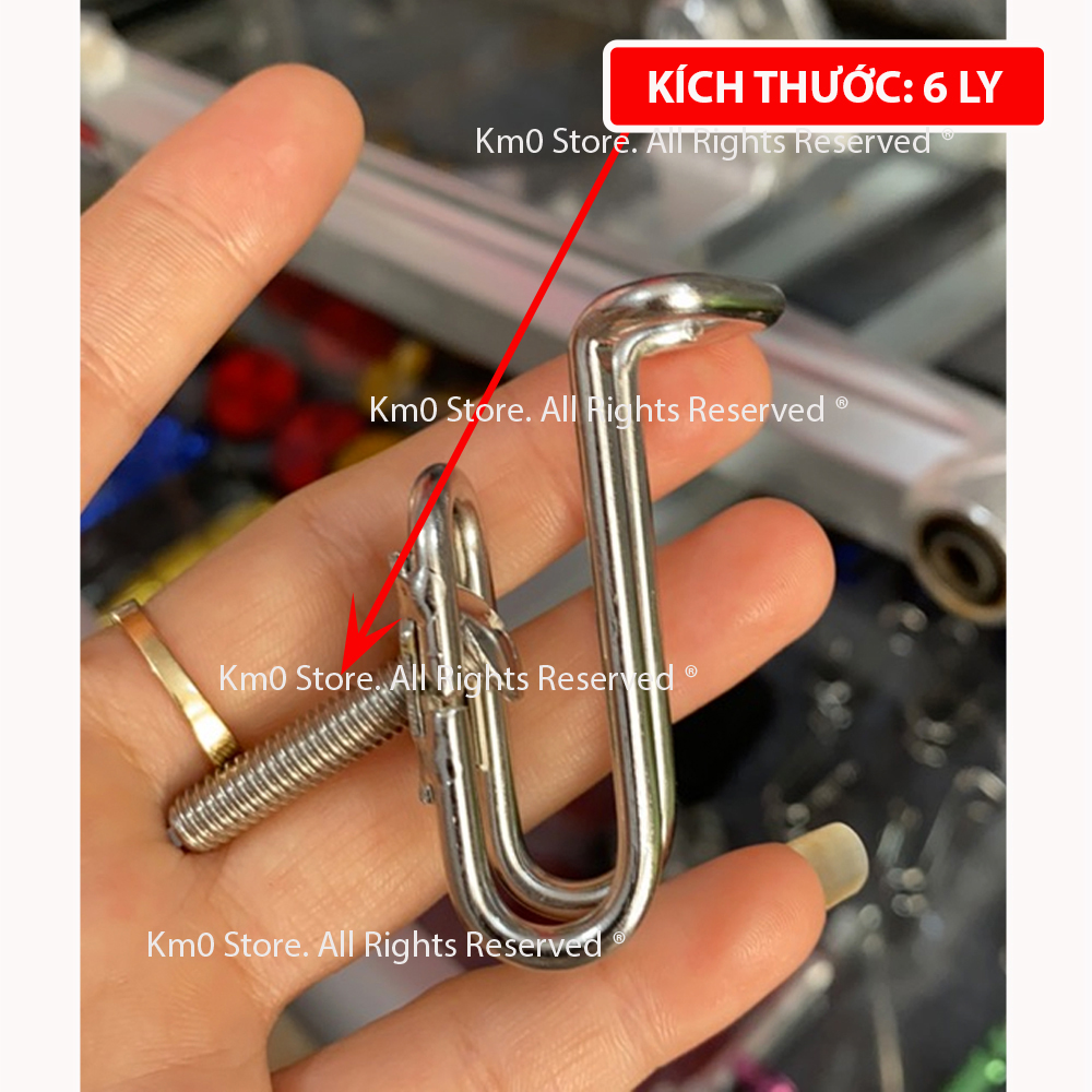 01 Móc Treo Đồ Inox K5 Dành Cho Mọi Xe Máy