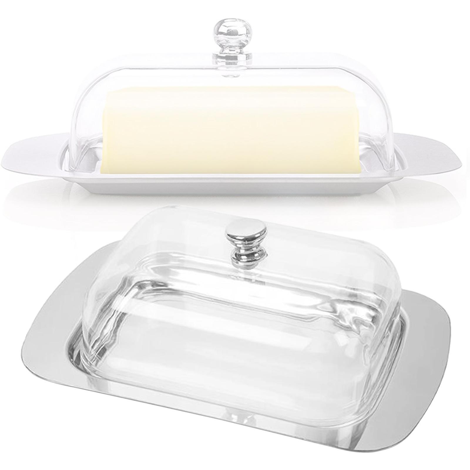 Butter Dish with Lid Butter Storage Box for Fridge Kitchen Countertop Baking