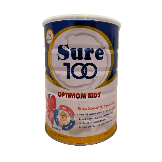 Sure 100 - Optimom Kids Hộp 900g