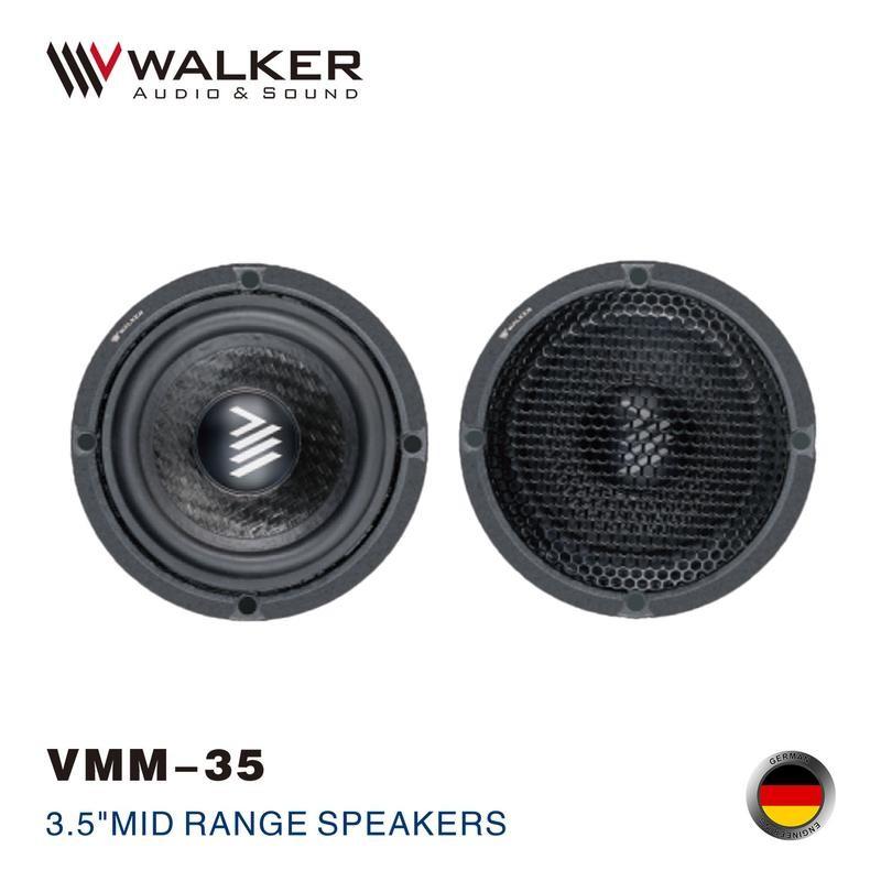 Loa Midrange cao cấp cho ô tô - Loa mid Walker VMM-35 thương hiệu âm thanh của Đức, Loa trung tần