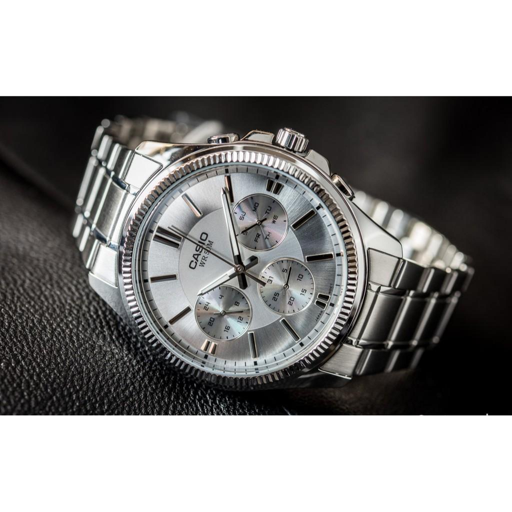 Đồng Hồ Nam Casio Standard MTP-1375D-7AVDF Chính Hãng - Dây Thép | Casio Standard MTP-1375D-7A