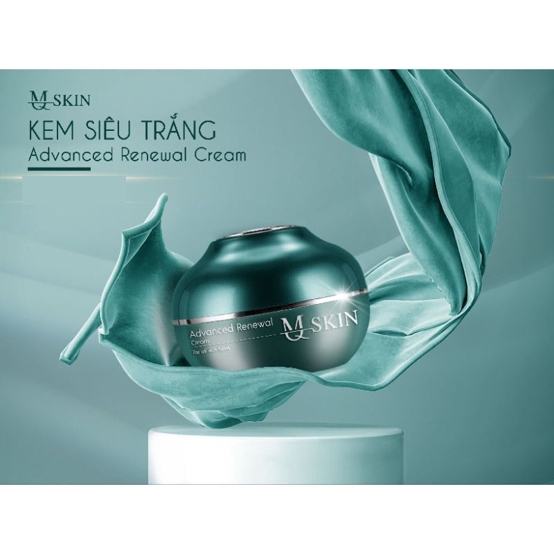 Kem Siêu Trắng MQ SKIN Giúp Làm Trắng Da Ngăn Ngừa Nám Xạm Da ADVANCED RENEWAL CREAM