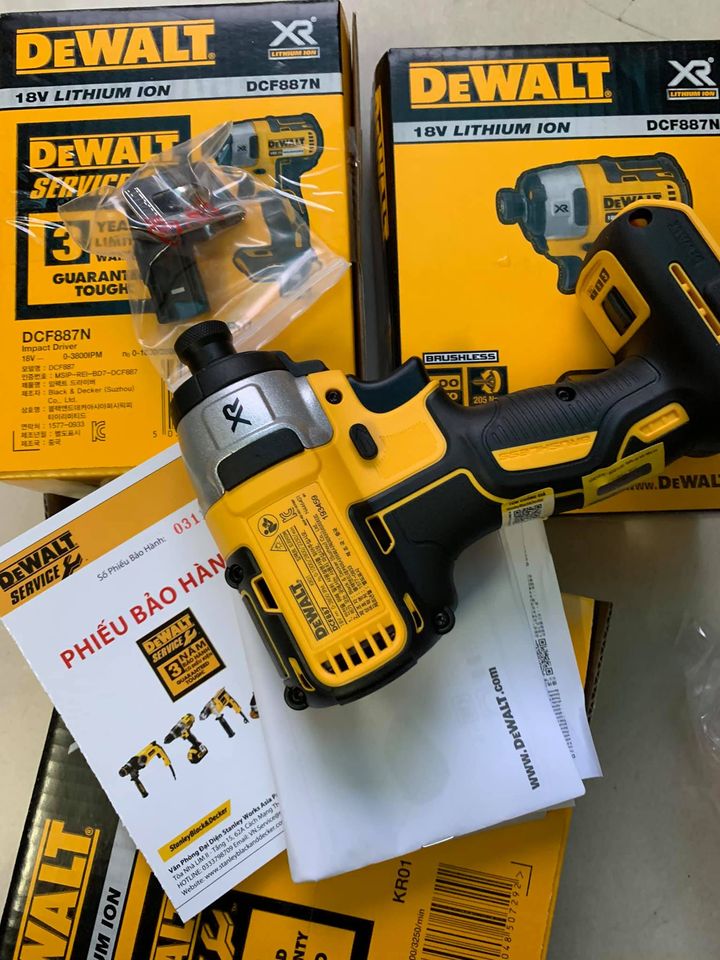 Thân máy vặn vít dùng pin 18V DeWALT DCF887N-KR