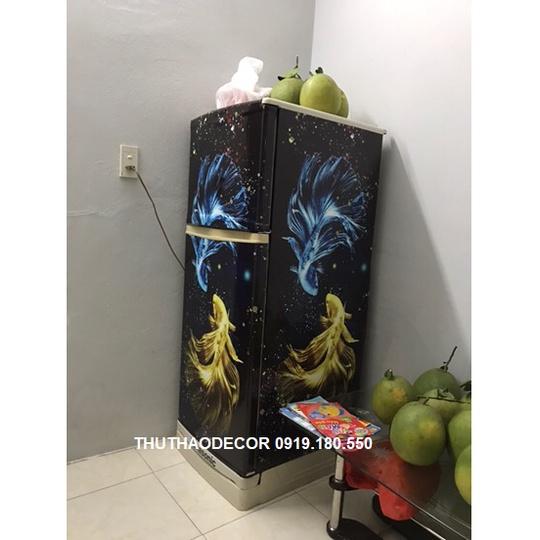 COMBO 3 MẶT GIỐNG NHAU - Decal dán kín tủ lạnh