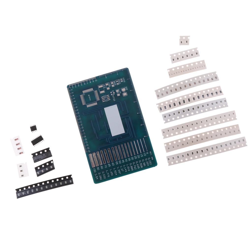 SMD DIY Hàn LED Thành Phần Thực Hành Ban Kỹ Năng Tập/Phần Mô Đun 81X55 Mm