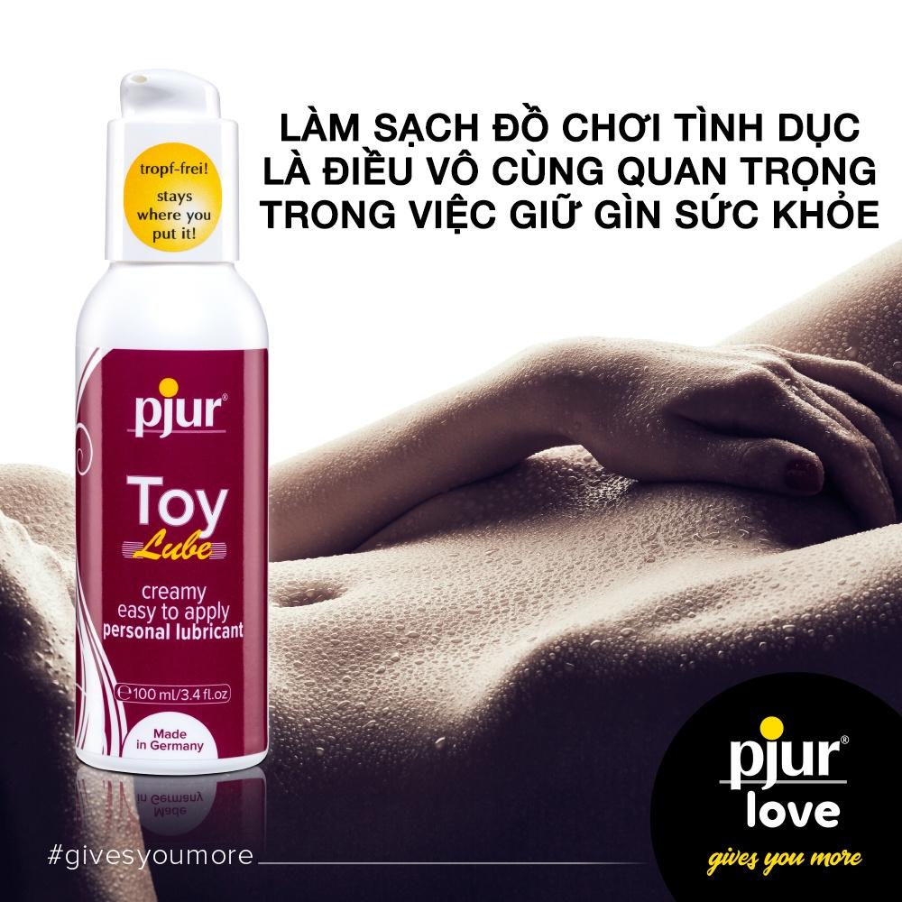 Combo chất bôi trơn Pjur Toy Lube và xịt vệ sinh Pjur Toy Clean làm sạch an toàn không kích ứng thích hơp cho nữ giới