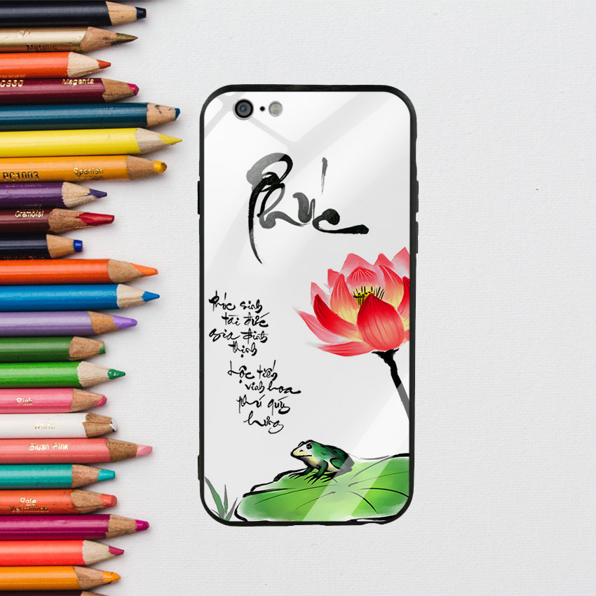 Ốp Lưng Kính Cường Lực cho điện thoại Iphone 6 / 6s - Phúc