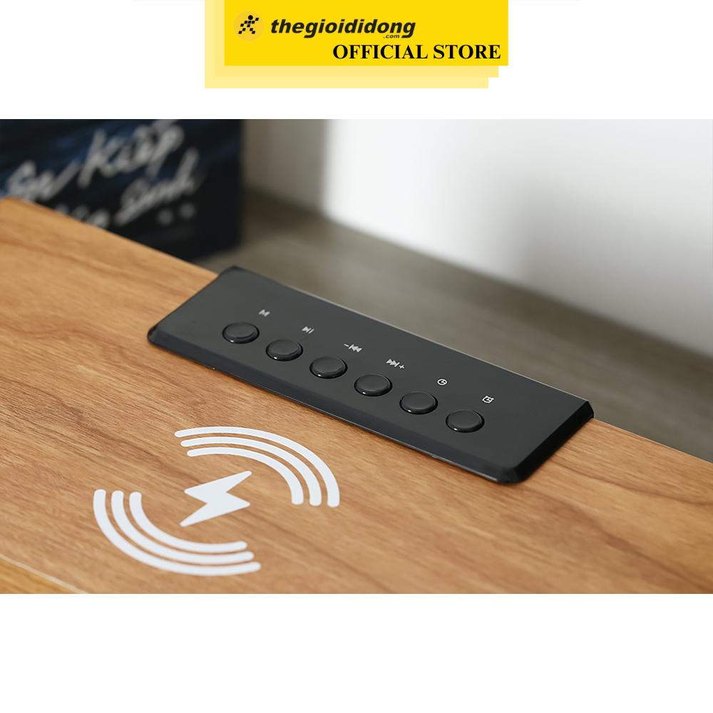 Loa Bluetooth Rezo Wooden Box - Hàng Chính Hãng