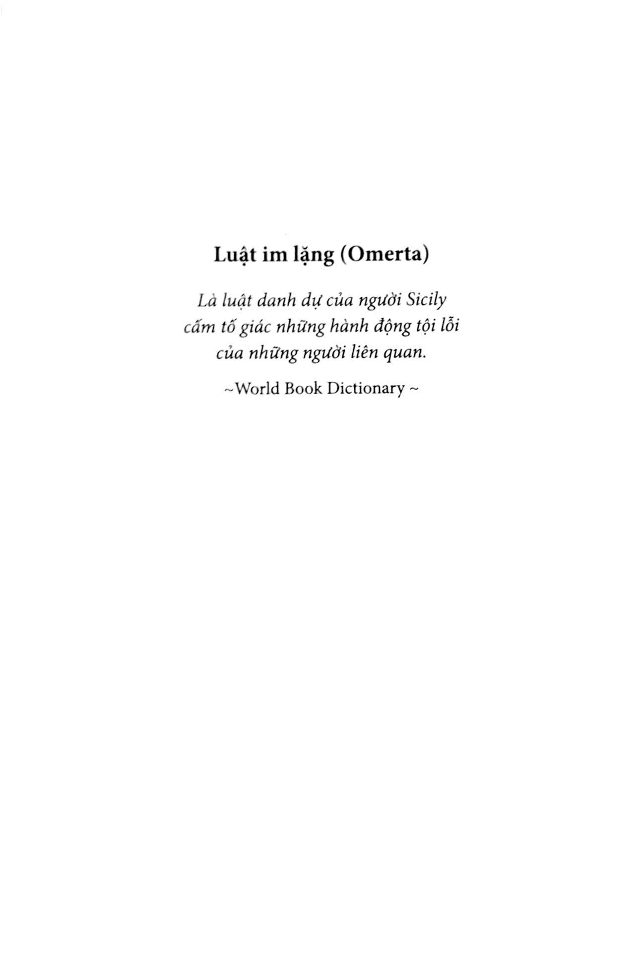 Luật Im Lặng (Mario Puzo)