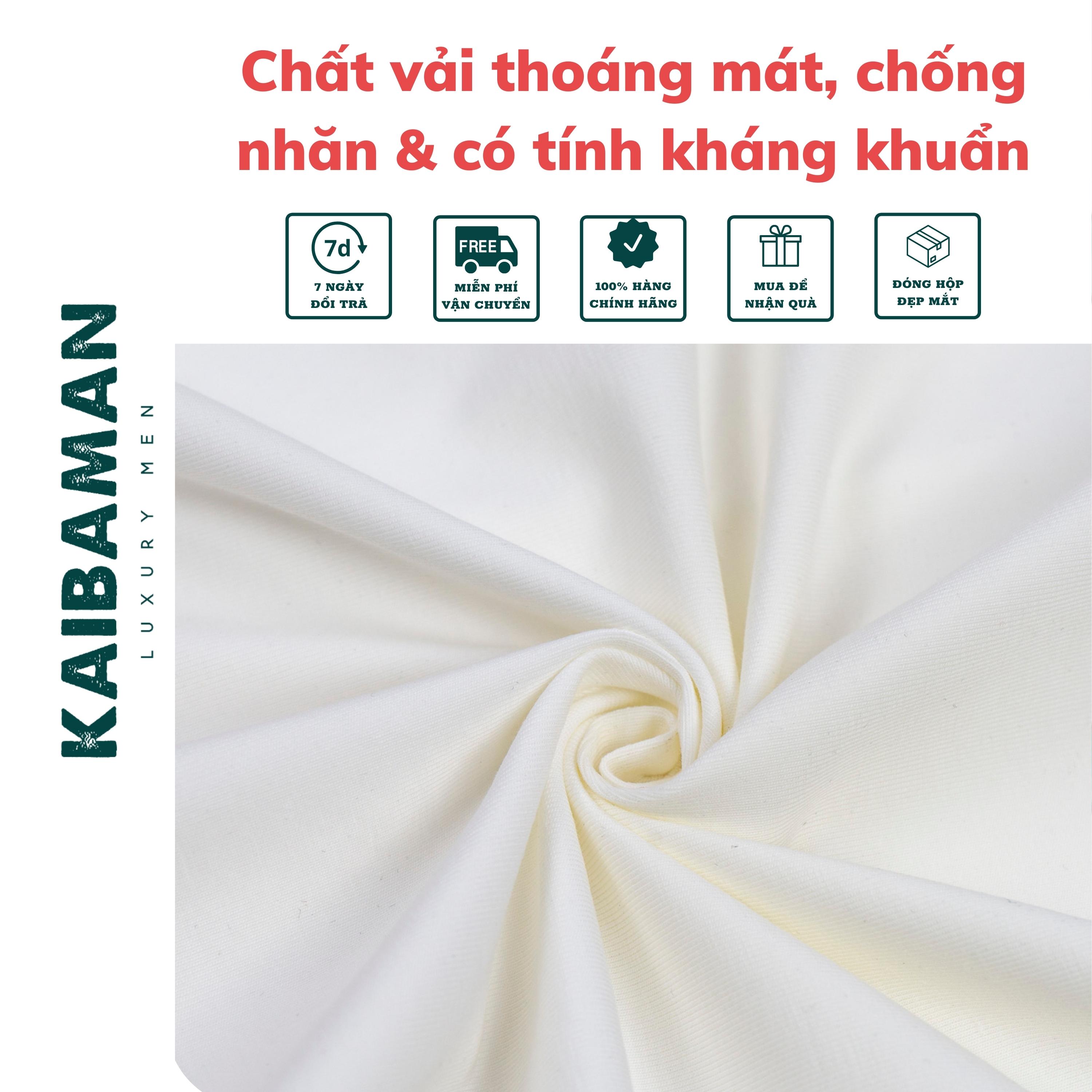 Áo Thun Polo Nam Cổ Bẻ Slimfit Cotton Compact Vải Cao Cấp Có Viền Bo Cổ Áo Tay Áo Độc Lạ- KAIBAMAN STORE
