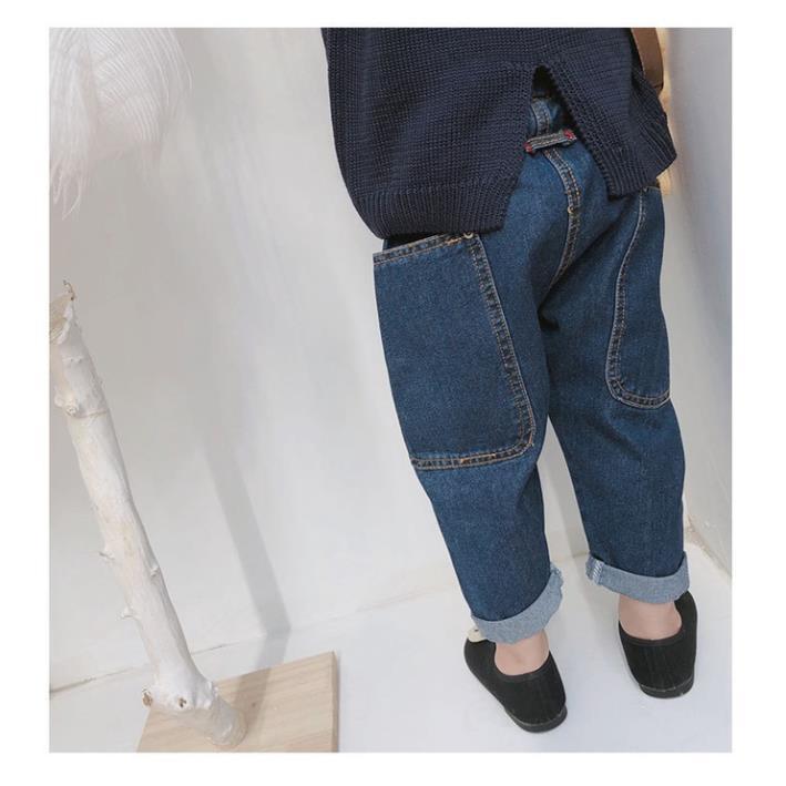 IQJ42 Size90-140 Quần Jean cho bé gái Hàng Quảng Châu Thời trang trẻ em