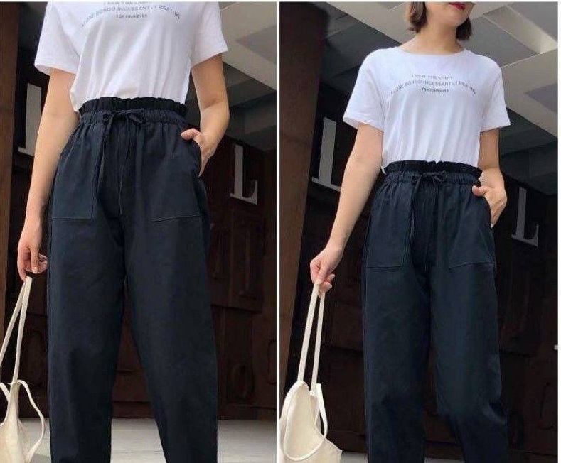 Quần baggy nữ túi vuông Haint Boutique Qt33