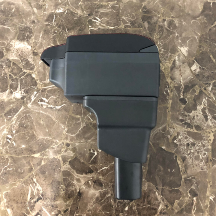 Hộp tỳ tay ô tô, xe hơi cao cấp dùng cho xe Hyundai i10 tích hợp 6 cổng USB