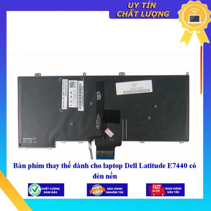 Bàn phím dùng cho laptop Dell Latitude E7440 có đèn nền  - Hàng Nhập Khẩu New Seal