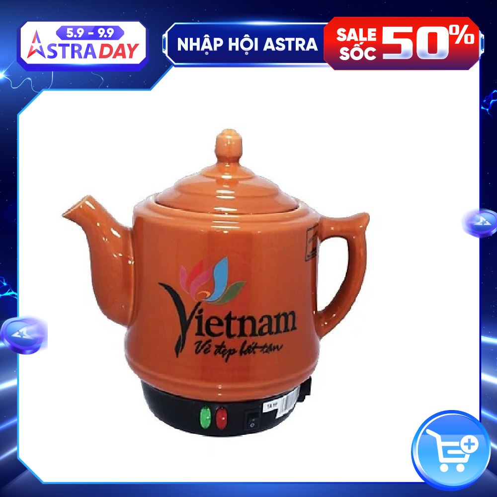 Ấm sắc thuốc Trường An TA68 Nâu - Hàng chính hãng