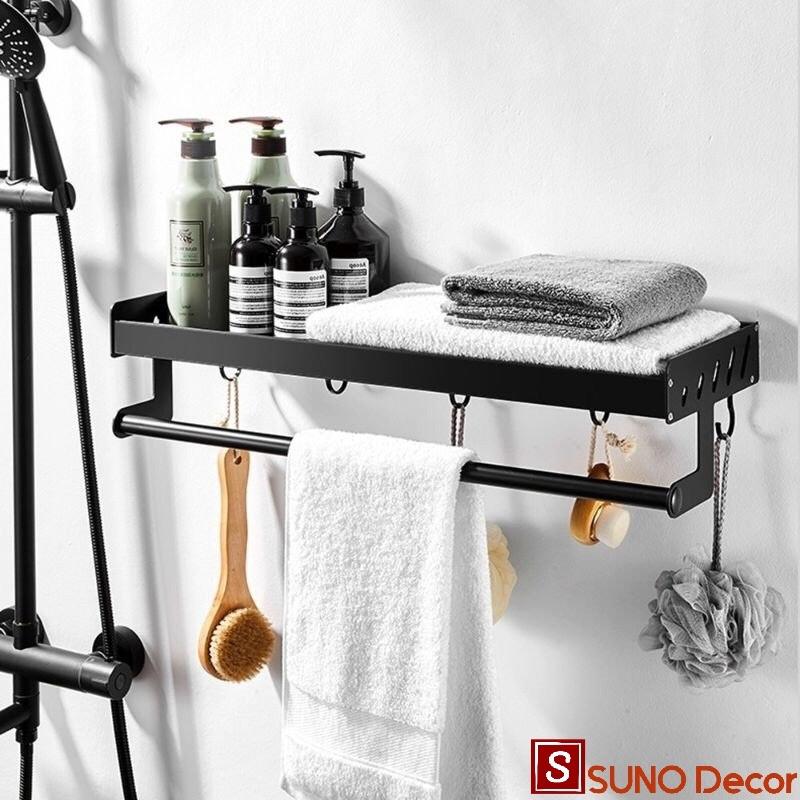 Kệ Nhà Tắm Đa Năng Dán Tường Tiện Dụng, Sơn Tĩnh Điện Cao Cấp