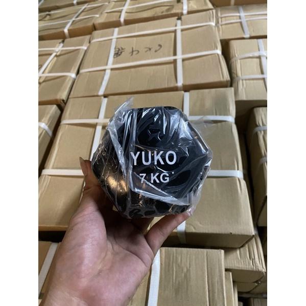 Tạ bọc cao su Yuko 7kg(giá 1 quả)