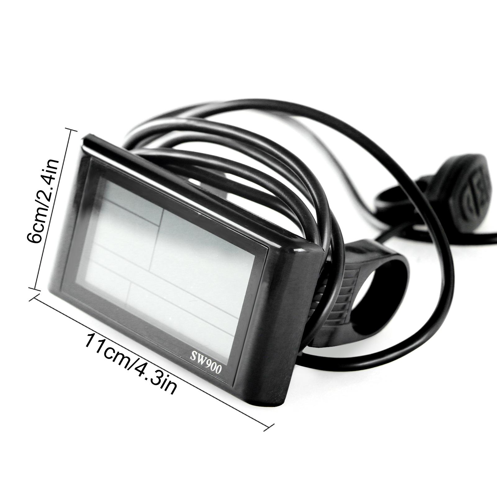 Bảng hiển thị tốc độ màn hình LCD cho xe đạp điện theo dõi dữ liệu đạp xe như tốc độ, quãng đường, thời gian
