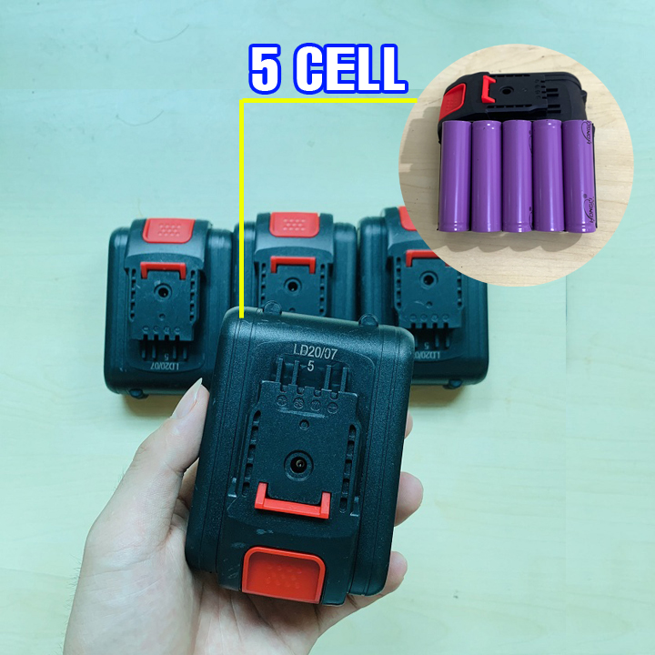 Pin máy khoan pin chất lượng Chuẩn 5 Cell