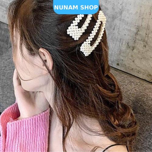 Kẹp tóc ng.ọc trai hot trend hàn quốc phong cách tiểu thư Nunam Shop