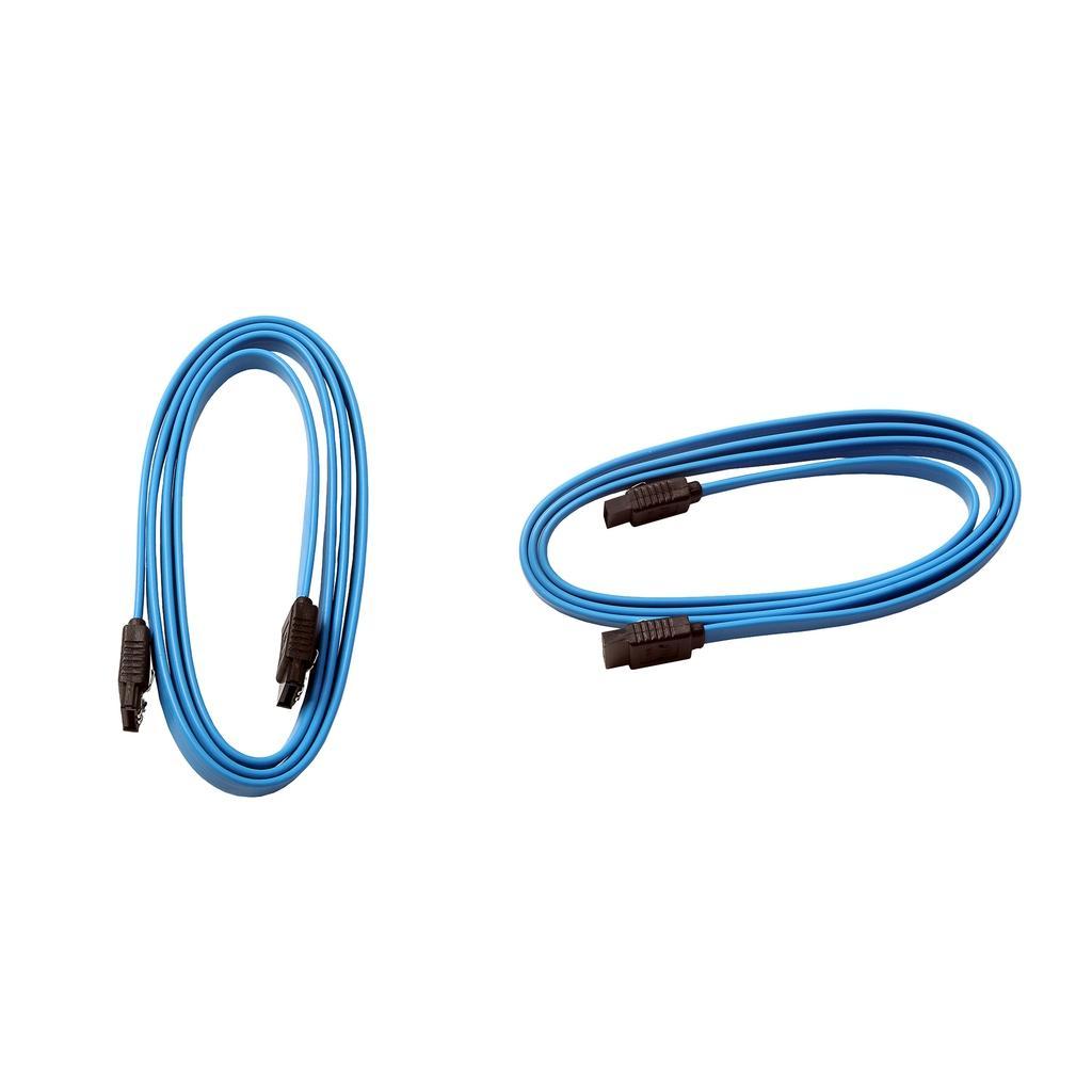 3.3ft Serial ATA SATA III 3.0 Data HDD Hard Drive Disk Straight Signal Cable - 2 Pack