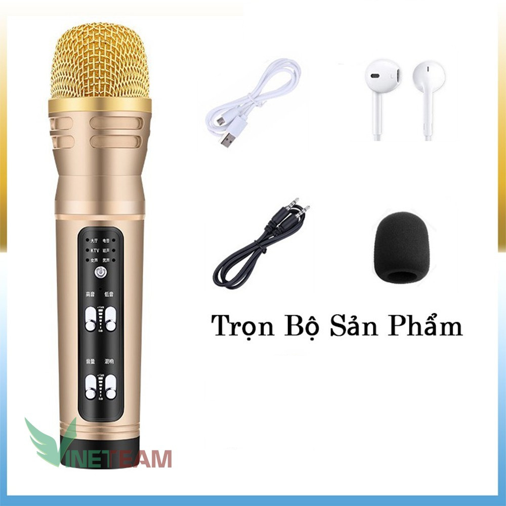 Mic C28 cao cấp live stream thu âm đa năng giả giọng đầy đủ phụ kiện tai phone và Giá đỡ micro 3 chân kèm màng lọc - giao màu ngẫu nhiên - hàng nhập khẩu