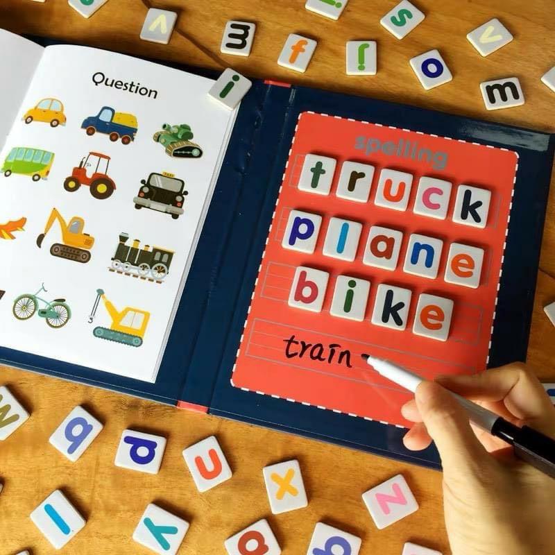 Spelling game nam châm - đồ chơi phát triển từ vựng