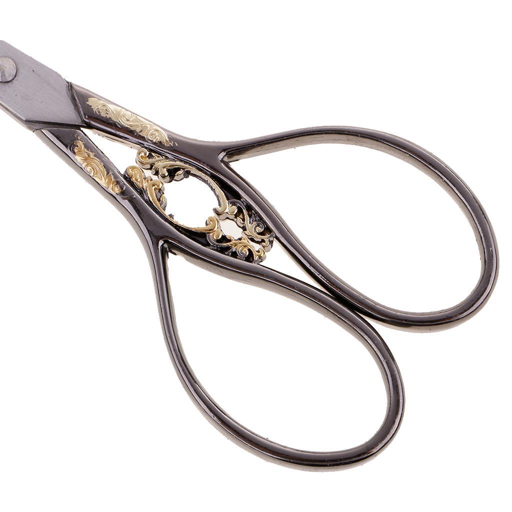 2x Stainless Steel Sewing Scissors in Steel Sewing Scissors